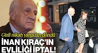 Gizli Nikah Yargıdan Döndü! İnan Kıraç'ın Evliliği İptal Edildi